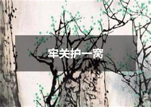 牢关护一窝