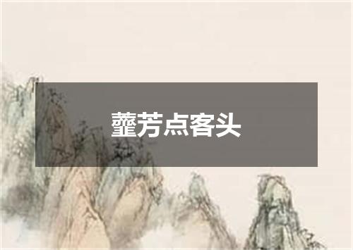 虀芳点客头