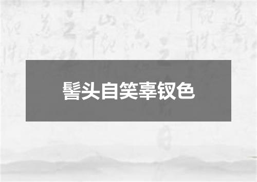 髻头自笑辜钗色