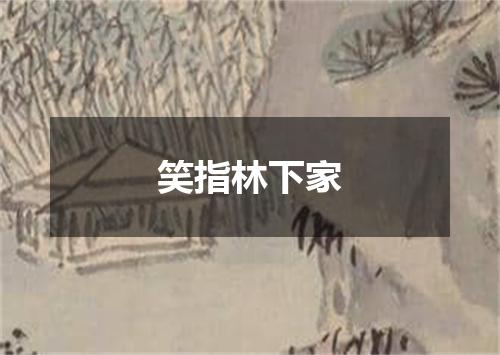 笑指林下家
