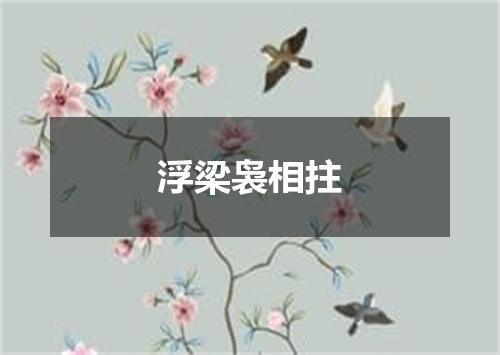 浮梁袅相拄