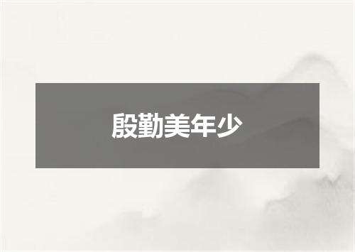 殷勤美年少
