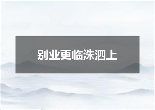 别业更临洙泗上