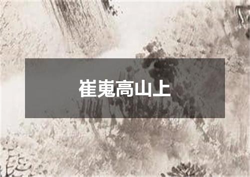 崔嵬高山上