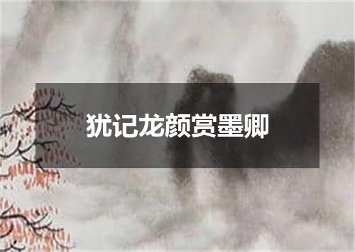 犹记龙颜赏墨卿