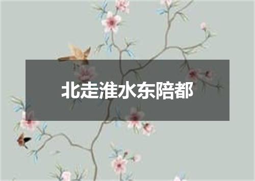 北走淮水东陪都