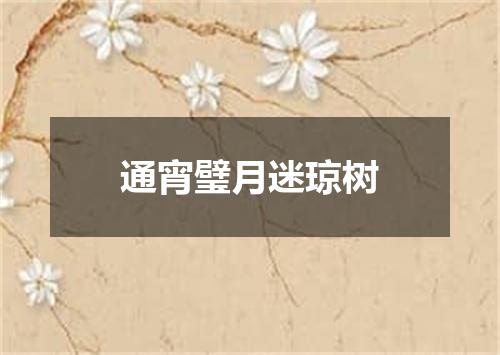 通宵璧月迷琼树