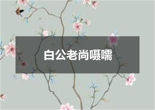 白公老尚嗫嚅
