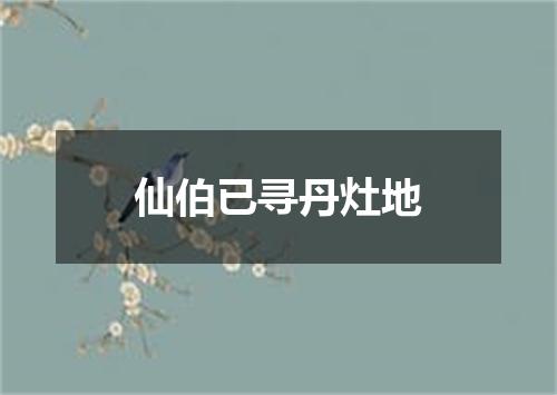 仙伯已寻丹灶地