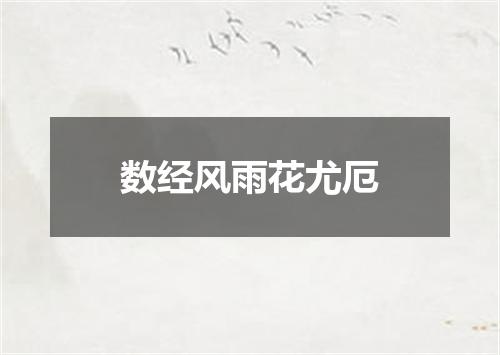 数经风雨花尤厄