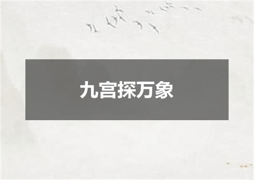 九宫探万象