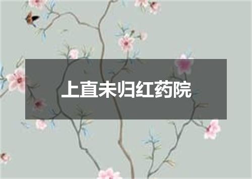 上直未归红药院