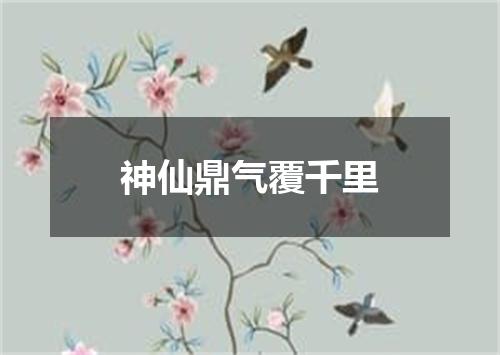 神仙鼎气覆千里