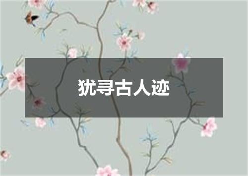 犹寻古人迹