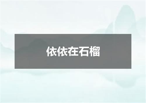 依依在石榴