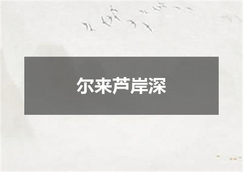 尔来芦岸深