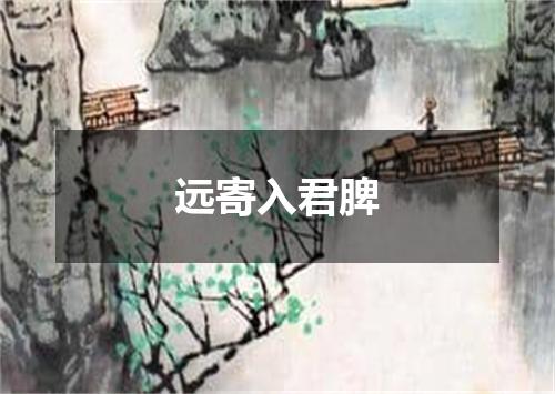远寄入君脾