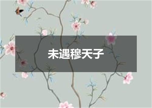 未遇穆天子