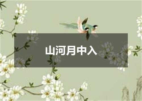 山河月中入