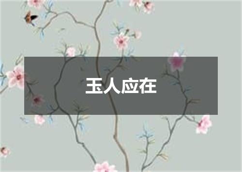 玉人应在