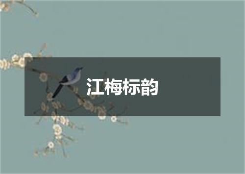 江梅标韵