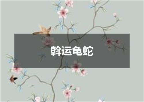 斡运龟蛇