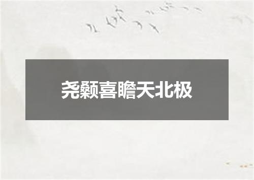 尧颡喜瞻天北极
