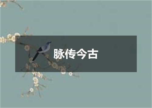 脉传今古