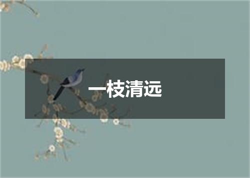 一枝清远