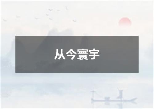从今寰宇