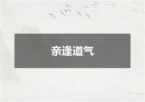 亲逢道气