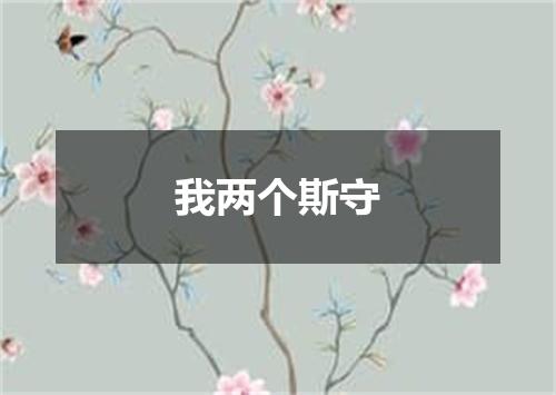我两个斯守