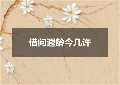 借问遐龄今几许
