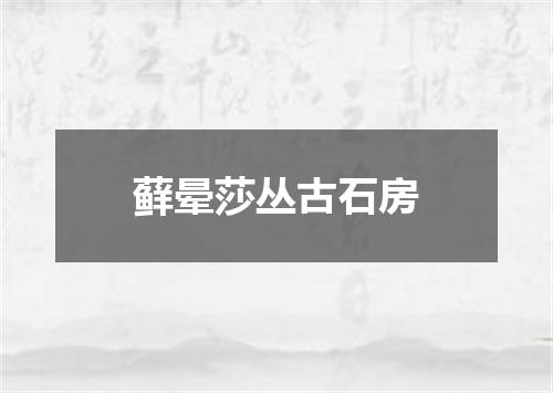 藓晕莎丛古石房