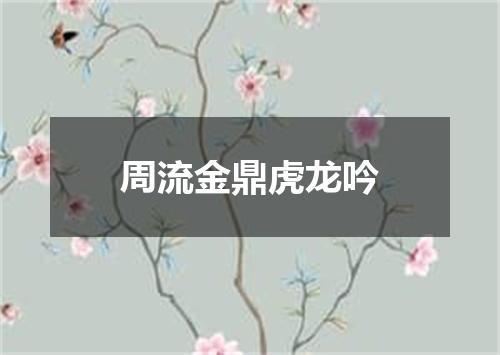 周流金鼎虎龙吟
