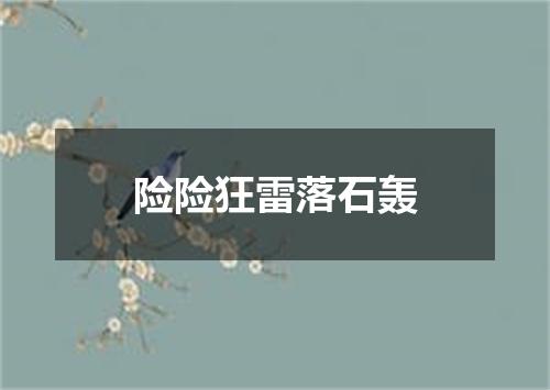 险险狂雷落石轰