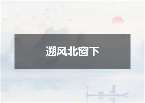 遡风北窗下