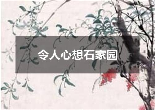令人心想石家园