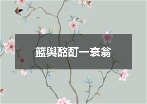 篮舆酩酊一衰翁