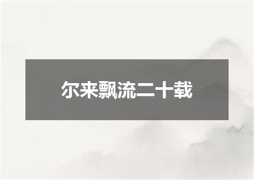 尔来飘流二十载