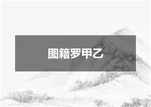 图籍罗甲乙