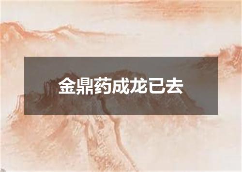 金鼎药成龙已去