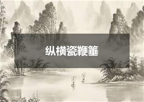 纵横瓷鞭箠
