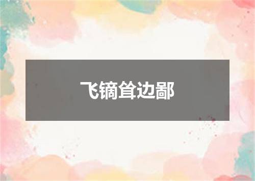 飞镝耸边鄙