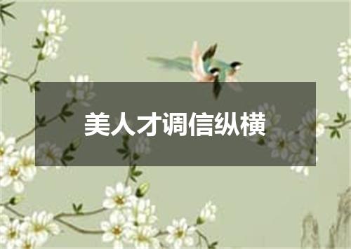 美人才调信纵横