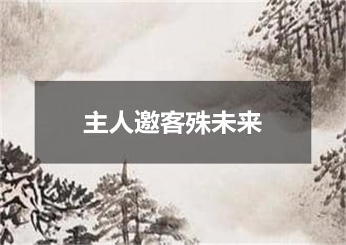 主人邀客殊未来