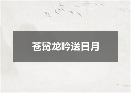 苍髯龙吟送日月