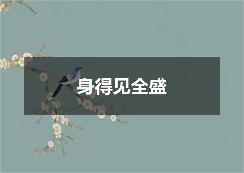 身得见全盛