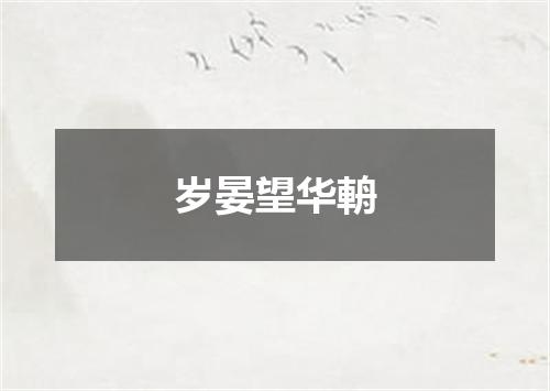 岁晏望华輈