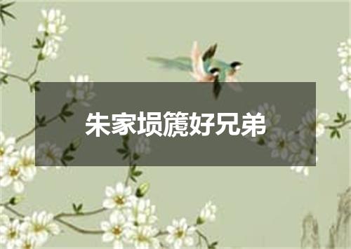 朱家埙篪好兄弟
